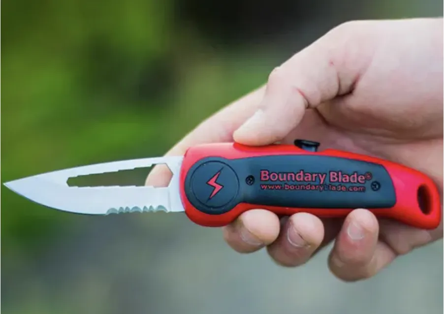 Boundary Blade Fence Tester; Pocket Knife Tool