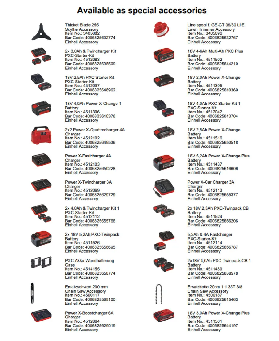 Batería 2x 18V 5,2Ah PXC-Twinpack Einhell | Bricalia