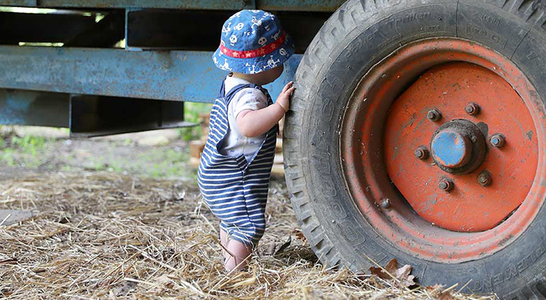 Children on farms: Let's keep them safe this summer