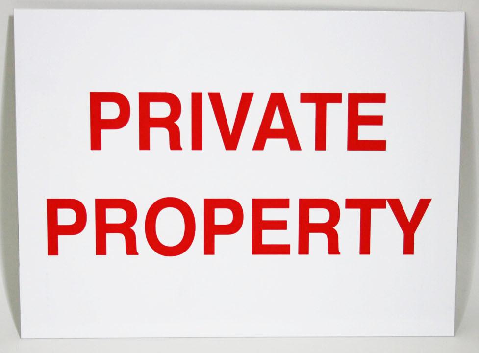 Private Property Sign agridirect.ie