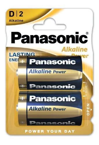 Panasonic Alkaline D | 2 Lasting Energy