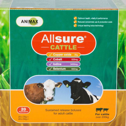 Allsure Cattle Boluses 20 pack