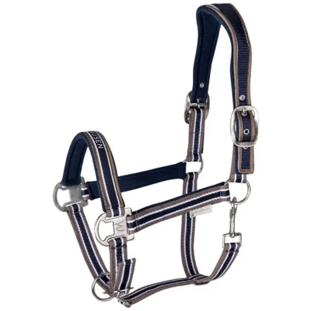 Athletic Halter - Night blue/Taupe