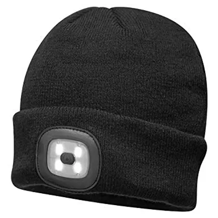 Beanie Hat with LED Torch