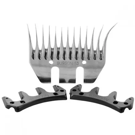 Burgon and Ball Shearing Comb 93mm & 2 Cutters