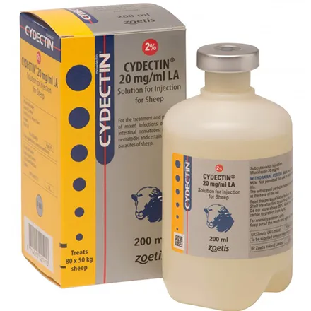 Cydectin 2% LA Sheep Injection (200 ml)(Moxidectin)