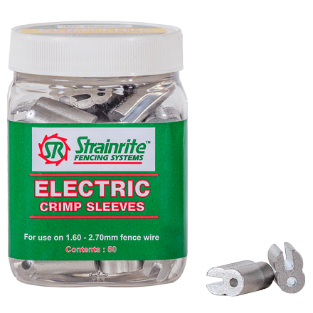 Strainrite Electric Wire Crimps 50 Pack