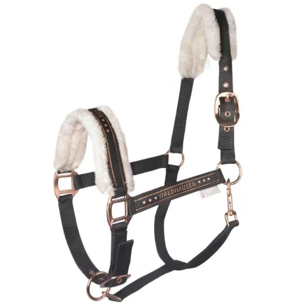 Elegant halter - Black/Rose Gold