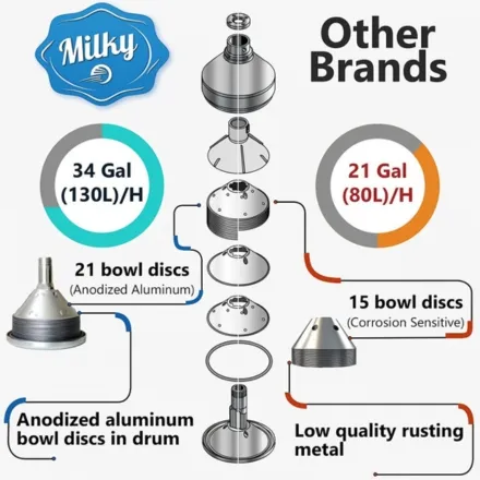 Milky FJ 130 EPR Electric Cream Separator