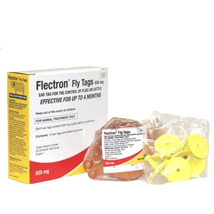 Flectron Fly Tags (cypermethrin pyrethroid)