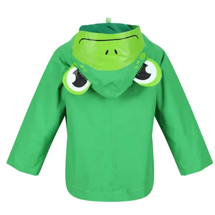 Regatta Kids Animal Jacket - Extreme Green Frog 