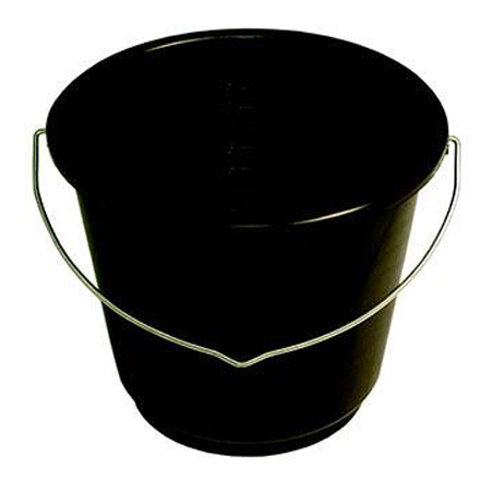 JFC 2.5 Gallon Black Bucket