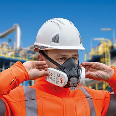 JSP Force 8 Half Mask with Press to Check ABEK1 P3 Filters