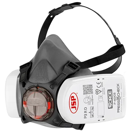 JSP Force 8 Half Mask with PressToCheck P3 Filters 