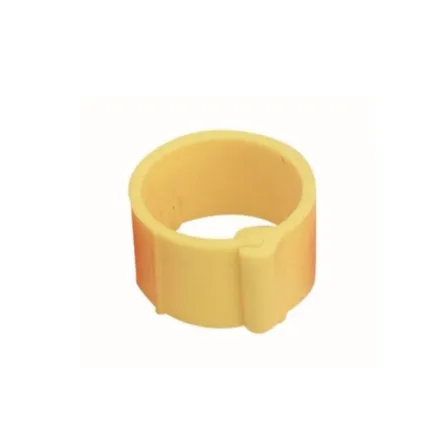 Poultry Clip Leg Ring 12mm Yellow 20's 5