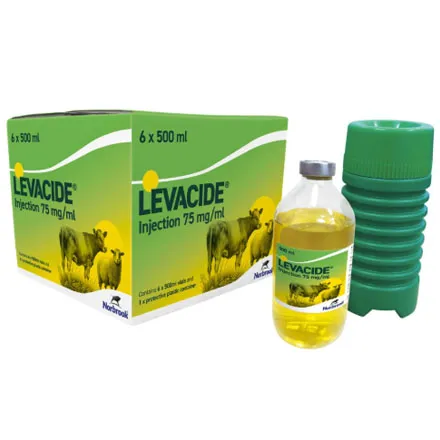 Levacide Injection 6 x 500ml 75mg/ml