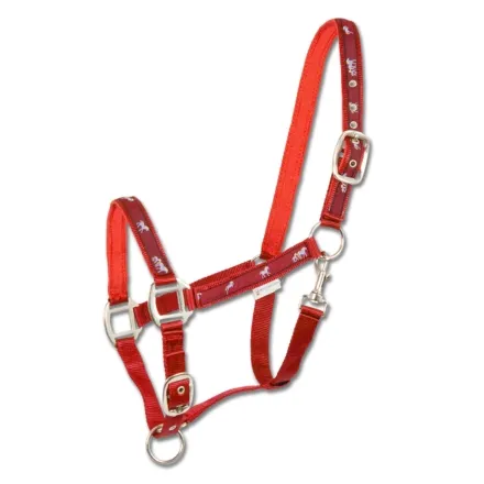 Little Horse Halter - Red