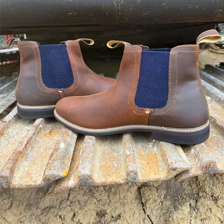 Blacksmith Dealer Boots Waxed Tan 008
