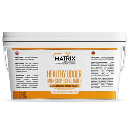 Matrix Healthy Udder Tubes - Milk Stop and Seal (40 Tubes)