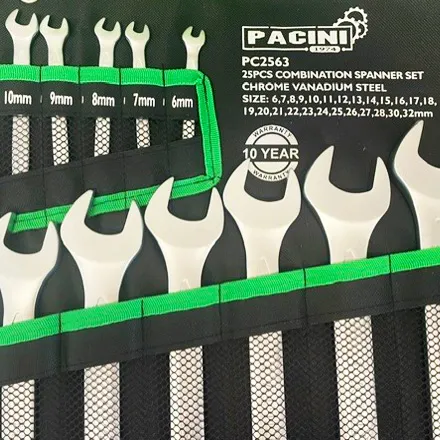 Pacini 25 Piece Combination Spanner/Wrench Set 6mm - 32mm