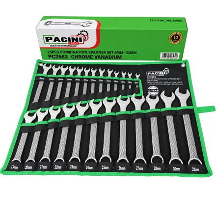 Pacini 25 Piece Combination Spanner/Wrench Set 6mm - 32mm