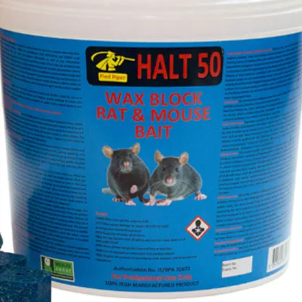 Halt Pied Piper Mouse & Rat Bait Block 2.5kg