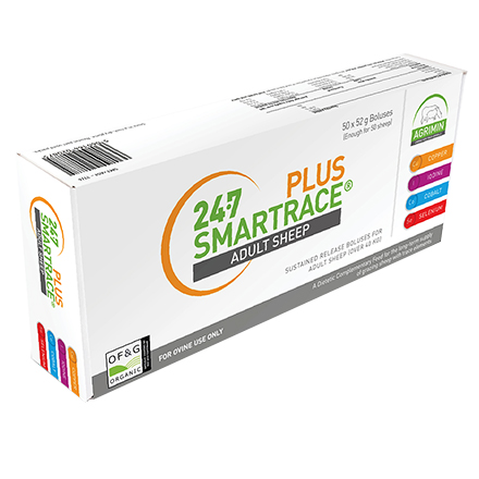 24/7 Smartrace Plus Copper Sheep Boluses (50 Pack)
