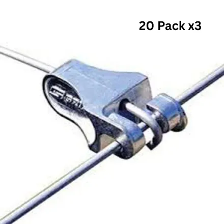 T-Clip Gripple Wire Joiners (20 pack) X 3