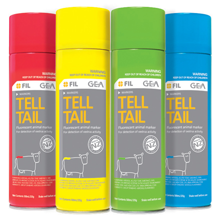 Tell Tail Spray On Tail Paint X 12